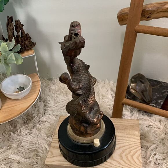 RONY Dragon Electric Table Gas Lighter Made In Japan Vintage Non Working - Picture 6 of 17